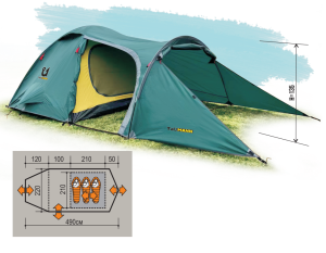 Палатка TauMANN Tramp 3