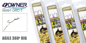 Оснастка карповая Owner ORC-7 Agile 360° rig