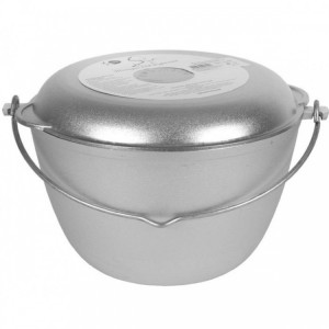 Казан походный с крышкой-сковородой