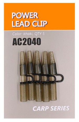 Orange Power Lead Clip