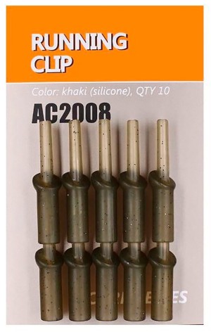 Orange Running Clip Silicone