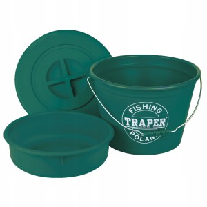 Ведро для прикормки Traper (комплект)
