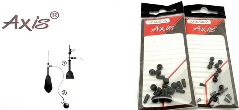 Axis AX-84626/27 Стопоры для грузила шарик